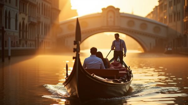 Réaliser une escapade romantique à Venise en amoureux